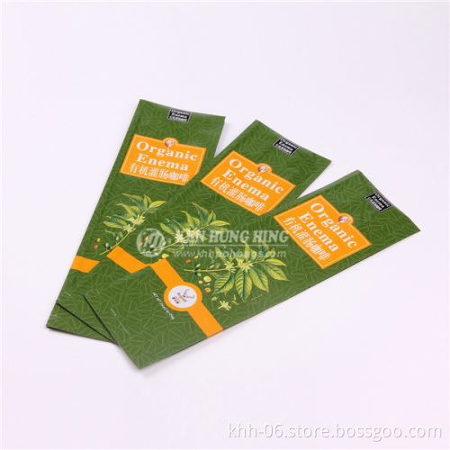 Aluminium foil side gusset coffee packaging printed bag